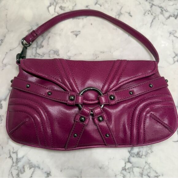 Botkier Elegant magenta studs ring mini bag clutch Handbag - Picture 1 of 16
